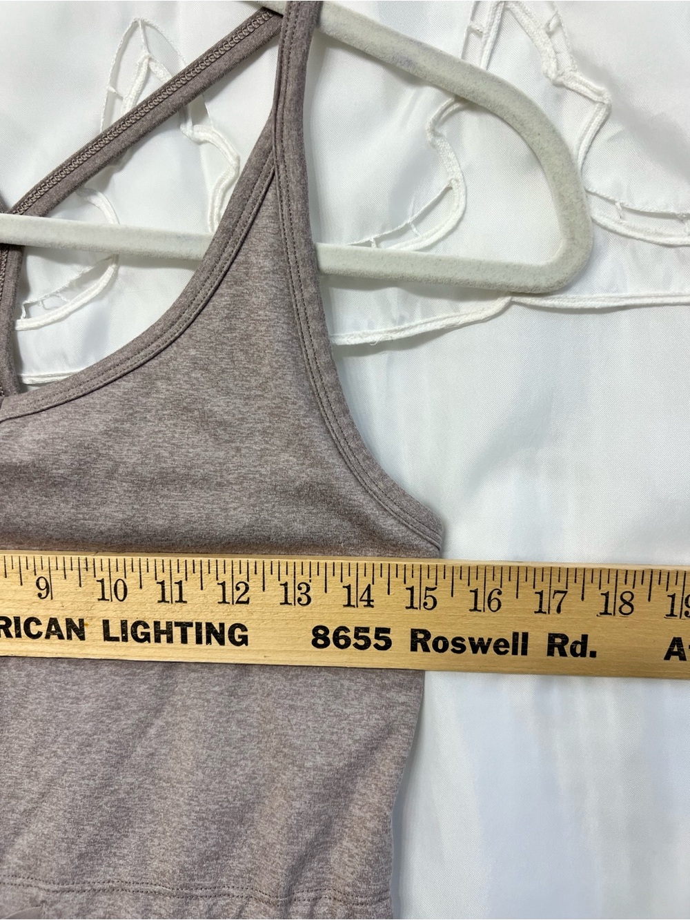 SPANX Active Dress Built In Shorts Drawstring Racerback Taupe M - Picture 11 of 12
